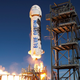 A phallus in flight. (Image: Blue Origin)